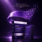 Tiras blanqueadoras moradas PureSonrisa sin peróxido